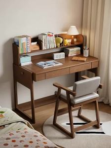 DONGMU | Adjustable Height Desk and Bookshelf Combo