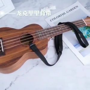 Adjustable Ukulele Shoulder Strap Hook black Professional Strap Ukulele Guitar Accessories