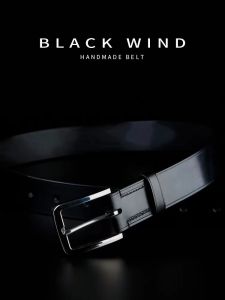 เข็มขัดหนังวัวแท้ทำมือสำหรับผู้ชาย เข็มขัดหนังวัวแท้สุดหรูพร้อมหัวเข็มขัดโลหะผสมสำหรับธุรกิจและงานปาร์ตี้