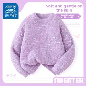 Fall Winter Thin Stylish Girls Knit Sweater