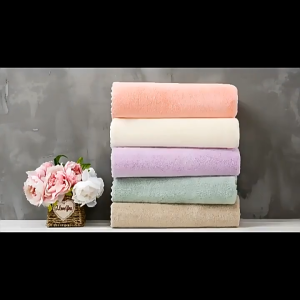 ผ้าขนหนูนาโน เช็ดตัวไมโครไฟเบอร์ ขนนุ่ม ไม่บาดผิว ซับน้ำได้ดี 70*140 cm