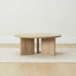 GOOFANSER | Japanese Style Round Solid Wood Combination Tea Table