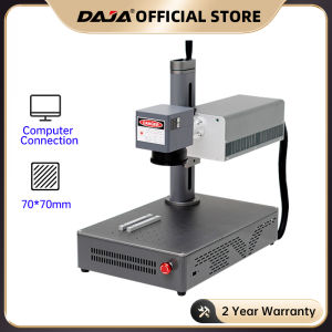 Daja A1 UV Laser Marking Machine for All Material Desktop Industrial Grade Ultraviolet Laser Engraver for Leaves Engraving Glass/Stone/Metal/Wood