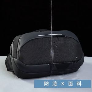 OZUKO 2022 New Light Reflective Men Fashion Waist Bag Outdoor Travel Fanny Chest Bag Multifunction Crossbody Bag