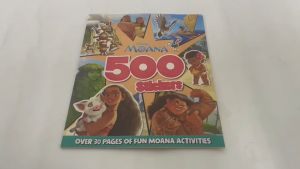 Disney Moana 500 Stickers Book With Games Puzzles Quizzes & Fun Activities