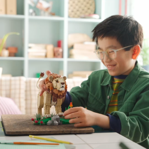 LEGO CREATOR 31386 Đồ Chơi Lắp Ráp Động Vật Hoang Dã: Sư Tử Oai Phong (839 chi tiết)