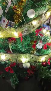 5M Christmas Ribbon String Lights Colorful RGB LED Organza Ribbon Fairy Lights for Christmas Tree Gift Box Wreath Holiday Party