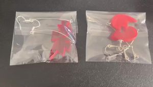 Anime JoJo Bizarre Adventure Drop Earrings Cosplay Props Kakyoin Noriaki Cherry Earrings Ear Clip Men Girl Jewelry Gift