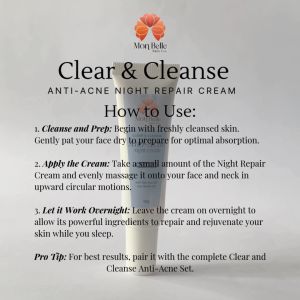 Mon Belle Clear & Cleanse Anti- Acne Night Cream