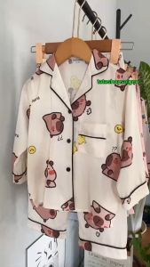 [HCM]Bộ pijama tay dài bé trai bé gái phi bóng cao cấp 11 đến 40kg 089