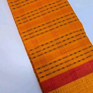 Chettinad cotton saree parrot green original ready stock