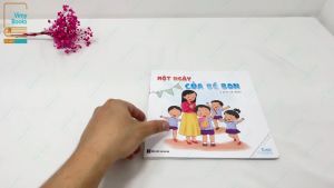 Sách - Ehon 4 Cuốn Nhật Ký Của Bé Bon - Song Ngữ Anh Việt ( Quét Mã QR Nghe Tiếng Anh )