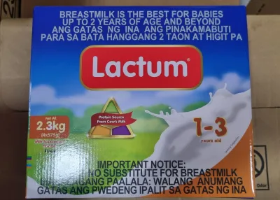 LACTUM 1-3 YRS OLD 2.3KG and 3kg