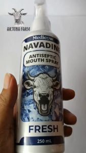 Medicow Navadine Spray 250 Ml: Obat PMK Ternak Sapi, Kambing, Kerbau, dan Domba