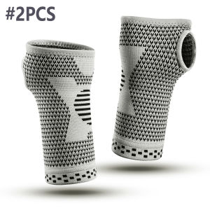 2PCS Wrist Support Sleeves  – Wrist Compression for Carpal Tunnel & Pain Relief – Wrists Brace for Men & WomenLeft & Right Both