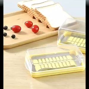 Covered Butter Cutting Storage Box Refrigerator Cheese Baking Fresh Keeping Storage Baking Brunch Butter Cutter Convenient