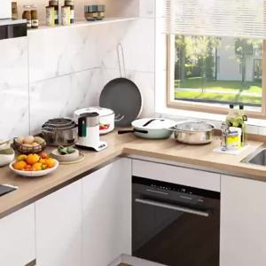 Adjustable Layer Distance Two-sided Kitchen Shelf