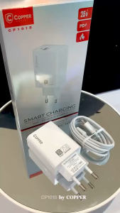 Charger CP1010 25W + Kabel Type C to Type C Super Fastcharging ( Brand: COPPERINDO )