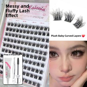 Faiccia | 5D Curved Mink-Like Eyelashes Natural Look Single Cluster