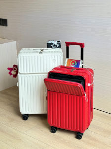 Small Checkpoint Friendly Carry-On Suitcase 20 Inch Womens Multi-Functional Travel Luggage Multi-Wheel ABS+PC Material
