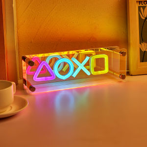 1pc New Trend XOXO LED Infinity Mirror Light Wall Mounted& Table Mounted USB Powered Birthday Gift Party Decor Room Decor Light