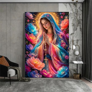 Jigsaw Puzzle 500/1000/1200/2000PCS Virgin Mary Religious Scene Brain Teaser Calming Activity Decor Gift