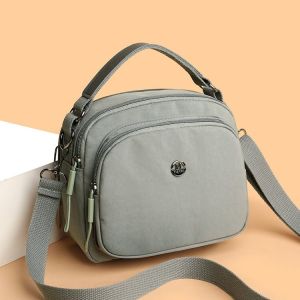 New 2025 Lightweight Nylon Ladies Shoulder Bag Crossbody Mobile Phone Bag Waterproof Maternite Seniors Small Backpack