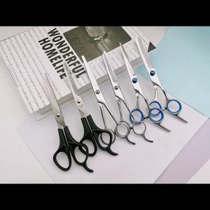 10 พื้นกรรไกรตัดผม 6 นิ้ว กรรไกรชาย กรรไกรสแตนเลส กรรไกรซอยผม ฟันปลา ของ สำหรับกรอบกรรม: กรรไกรตัดผม