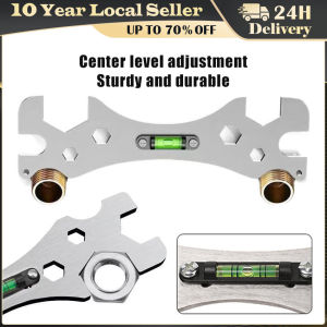Multi Specification Wrench Mini Adjustable Bathroom Adjustable Wrench Multifunctional Wrench Bend Angle Leveling Wrench Nut Cap