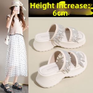 DINGMUYI | 2-Way Thick Soled Slipper 6CM