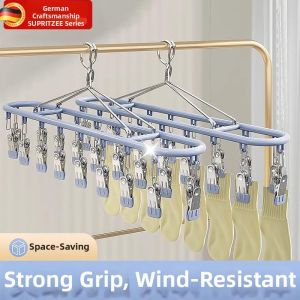 Multi-functional Windproof Socks Drying Rack