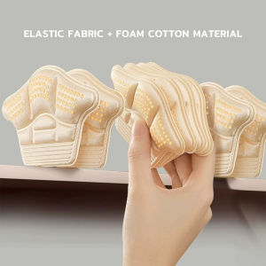 MaxPlus 1 Pair Heel Protectors Size-Adjustable Cushions with Adhesive Back for Foot Care