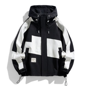 SJ Thời Trang Thương Hiệu Leo Núi Ngoài Trời Dành Cho Nam Giới Thoải Mái Đồ Thể Thao Mùa Xuân Mùa Thu Chống Nước Áo Khoác Rộng Rãi Phù Hợp Đi Bộ Đường Dài Áo Khoác Áo Khoác