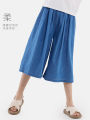 Disney | Summer Light Wide-leg Tencel Jeans Shorts for Children. 