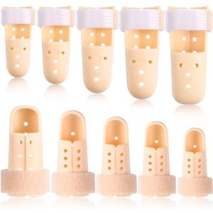 CCW 1PCS Finger Splint Adjustable Finger Brace Trigger Finger Splint for Straightening Broken Fingers Injuries Arthritis