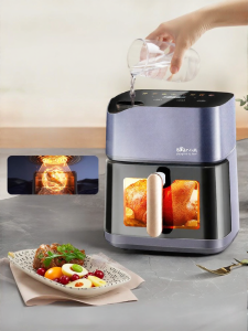 【FULOVE】[China Plug Adapter Needed] Bear | Multifunctional Large Capacity Visible No-Flip Air Fryer Oven