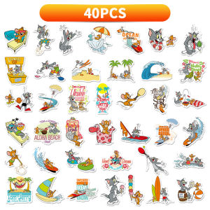 HUAQILI | Waterproof Cartoon Tom and Jerry Graffiti Stickers