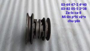 Bộ buly gắn motor máy xát gạo nghiền bột mini Toàn Phát TF888