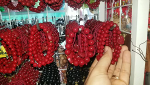 Vòng tay Mặt Phật Bảo Hộ Bản Mệnh chu sa đỏ