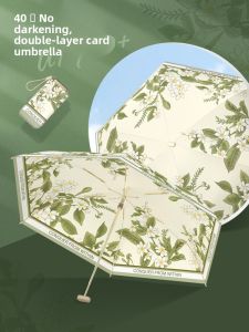 MONLEYTA | UV Protection Dual-layer Mini Folding Umbrella