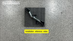 SEMSPEED Motorcycle Side Foot Stand Kickstand Parking Support Bracket For Honda Lead 125 160 Lead125 2021-2025