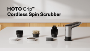 HOTO Grip Cordless Electric Spin Scrubber 2Pcs Cleaning Sisal Replacement Brush