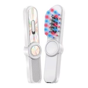 Electric Scalp Treatment Comb Red Light Roller Essential Oil Application