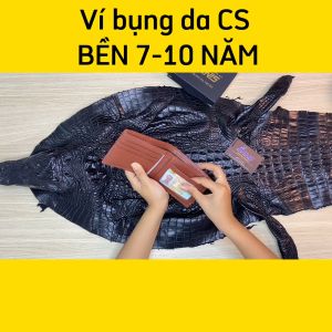[FREE SHIP] Ví bóp cá sấu [DA BỤNG CÁ SẤU TRƠN ĐẸP NHẸ NHÀNG]