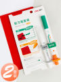 Deli Erasable Carbon Copy Pen Set Review Study Cards Fluorescent Highlighter Mistakes Book Covering Word Backing Board Recitation Tool. 