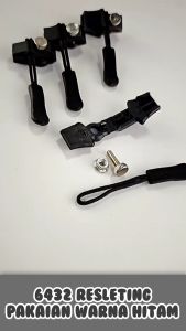 Murah Banget - Zipper Lock Emergency / Resleting Pakaian Hitam / Perbaikan Resleting Tas dan Jaket