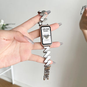 Creative Metal Bracelet for Huawei Smartwatch Band6Pro Replacement Strap Suitable for Women Compatible with Generations 7 8 9