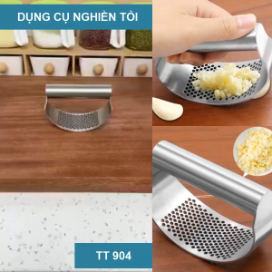 Dụng cụ dập tỏi hành ép tỏihan nghiền tỏi inox dụng cụ nghiền tỏi bằng thép không gỉ tiện dụng cho nhà bếp máy ép tỏi