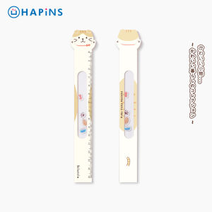 Threepetal Cat Design 15cm Acrylic Thick Ruler Cute Student Ruler High Quality Cultural Creative Stationery Supplies