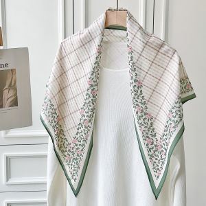 XUELINLU | Dot Print Stylish Multifunctional Triangle Scarf Fashion Atmosphere Simple Decoration